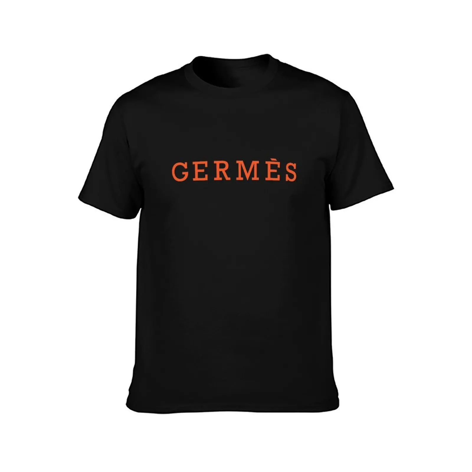 GERMES Non-Couture Non-French Fashion - Orange T-Shirt Simple Graphic Design T-Shirt