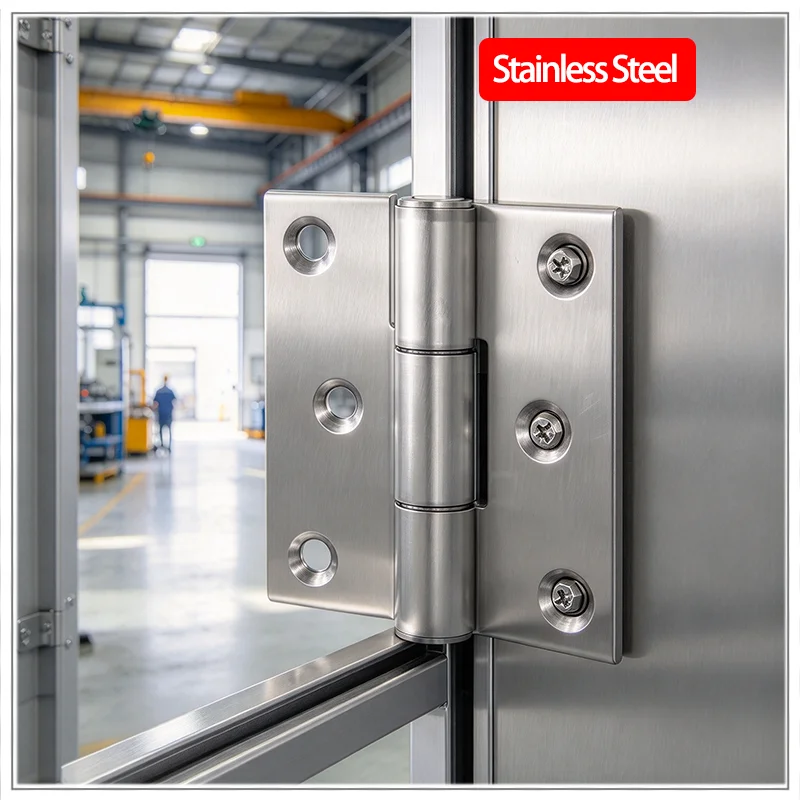 Heavy Duty Industrial Hinge 304 Stainless Steel Thickened Electrical Distribution Box Cabinet Door Hardware for Durability