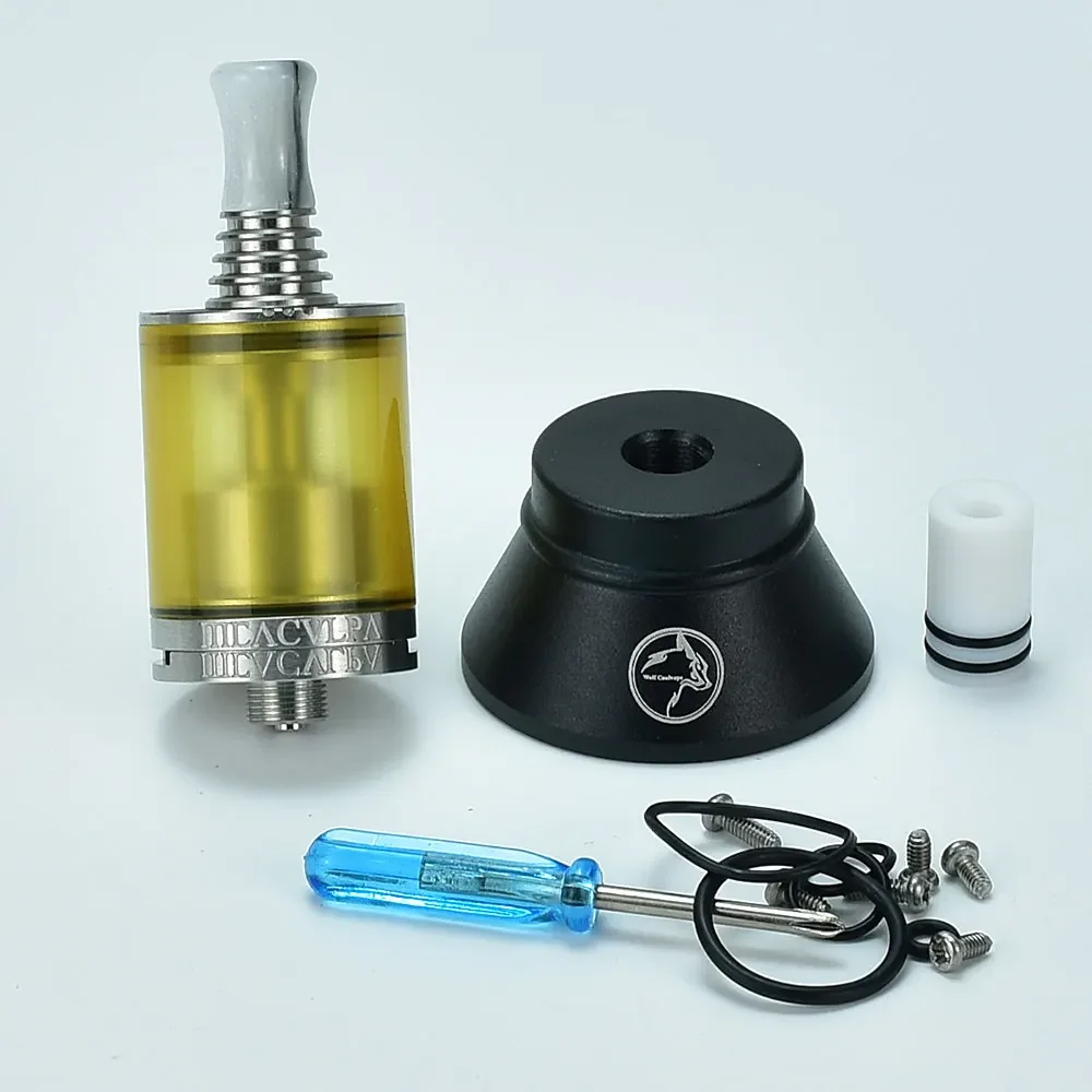 WOLCOOVLAPE-Atomiseur PATIBULUM Mea Culpa MTL RTA, vape précieuse, reflux, 3.5ml, 22mm