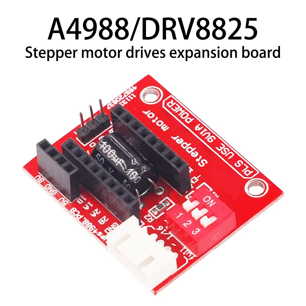 3D Printer Stepstick Drv8825 Stepper Motor Driver Power Supply 4 PCB Board Replace A4988 For 3D Printer Parts Ramps for Arduino