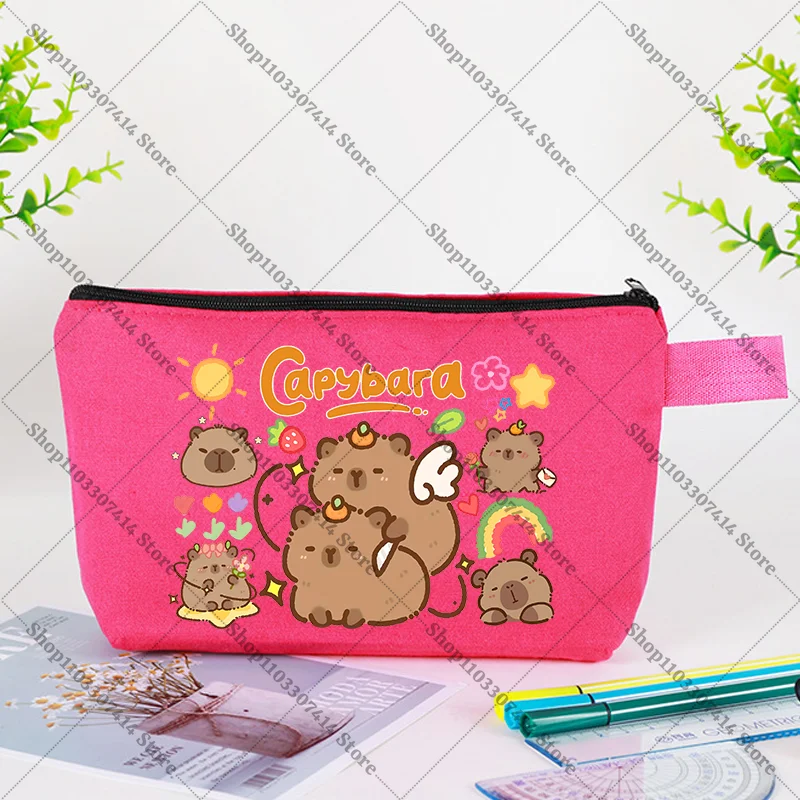 

Capybara Cartoon Cute Pencil Bag for Boy Girl Kawaii Stationery Storage Pouch School Supplies Student Anime Pen Case Gift 2026