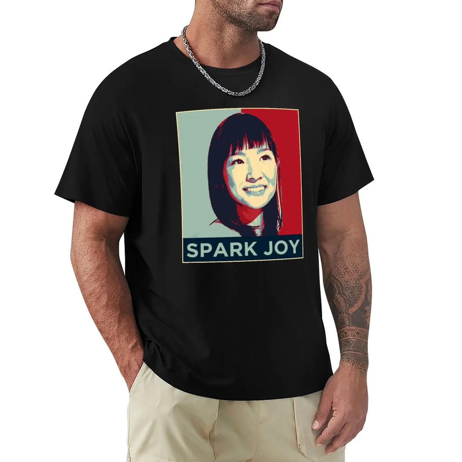 

Spark Joy T-Shirt Large Size Basic Casual T-Shirt