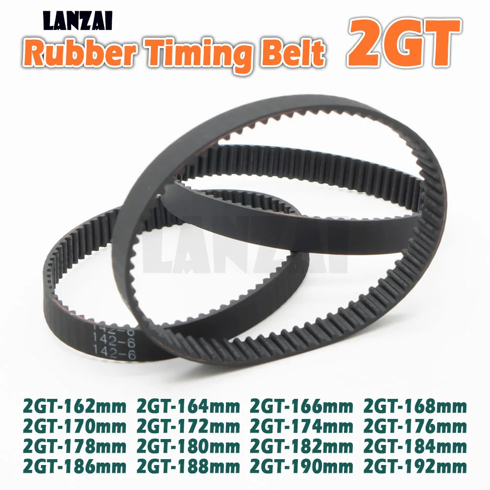 2GT المطاط مؤقت اشتعال حلقة مغلقة C = 162 166 168 170 172 174 176 178 180 182 184 186 188 190 مللي متر ثلاثية الأبعاد محرك الطابعة نقل #6