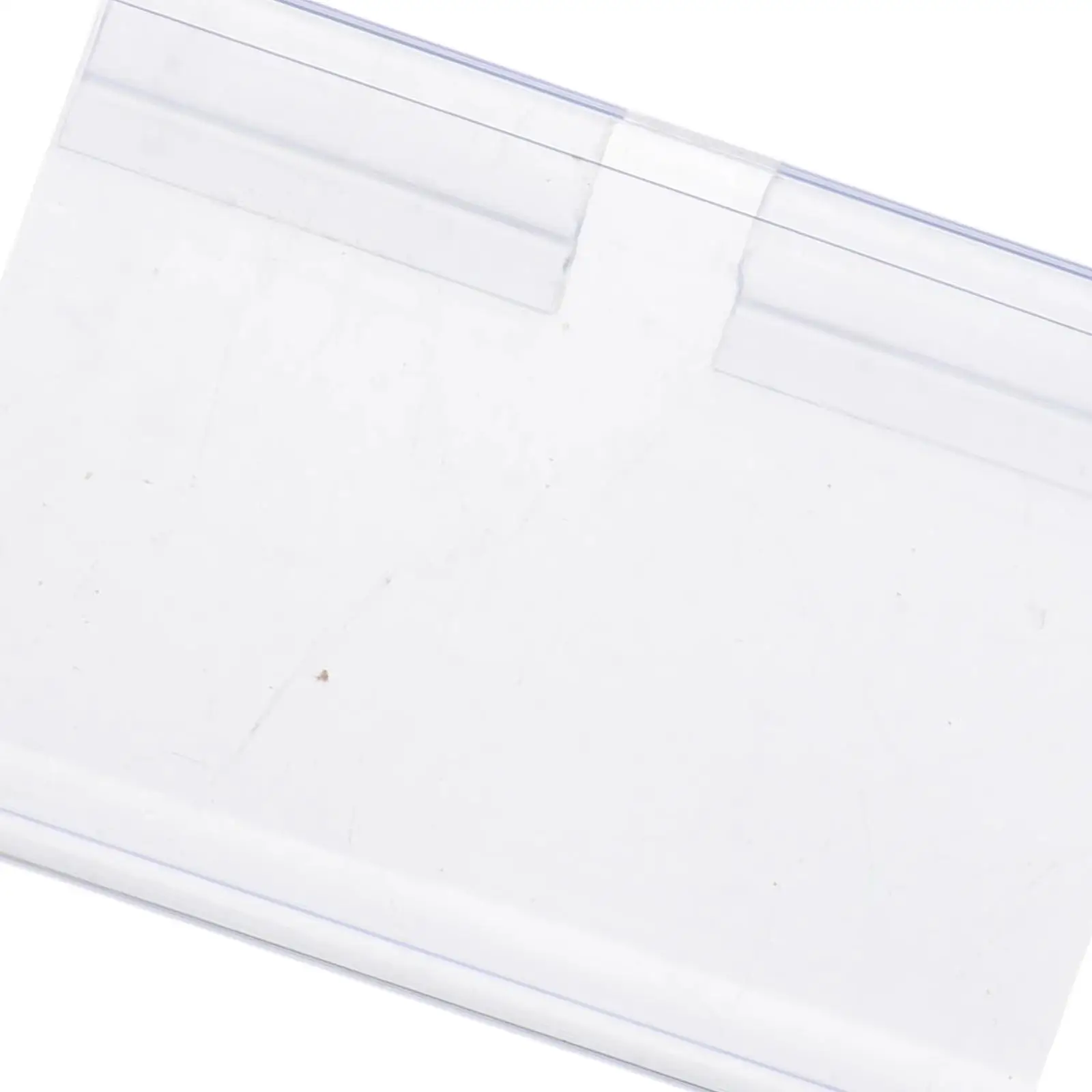 Ticket Display Holder, armazenamento Bins, fácil Clip, Rack Label, 50 Pcs