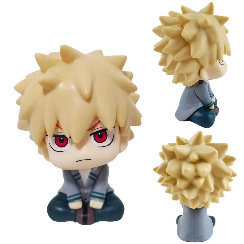 10cm Boku no Hero Academia Anime Figure Midoriya Izuku Action Figure Bakugo Katsuki/Todoroki Shoto Figurine PVC Collection Toys