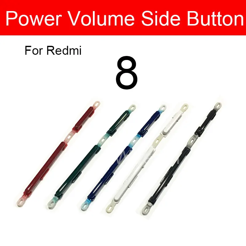 Power Volume Side Button Flex Cable For Xiaomi Red Rice Redmi 8 Rice8 M1908C3IC MZB8257IN M1908C3II M1908C3IG M1908C3IH Parts