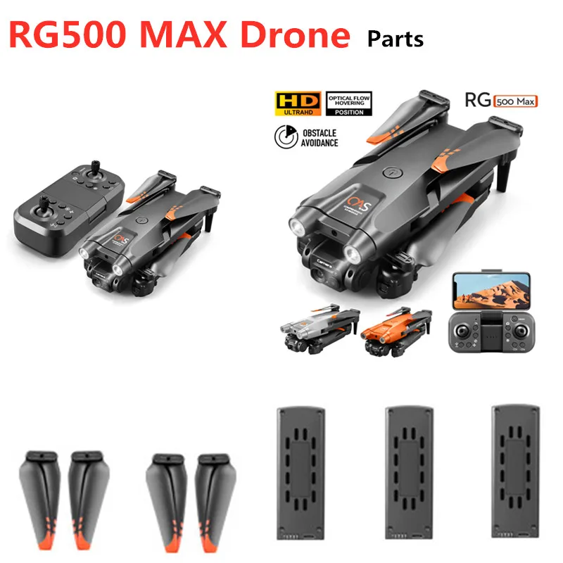 

RG500 MAX Remote Control RC Drone Quadcopter Spare Parts Battery/propeller RG500 MAX Drone Battery RG500MAX Drone Accessor Toy