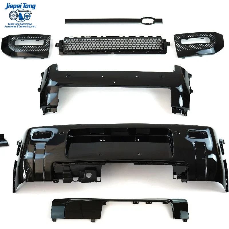 

Front Rear Bumper Grille Black Kit for Land Rover Defender 90 110 2020-2025 Refit Body Kits