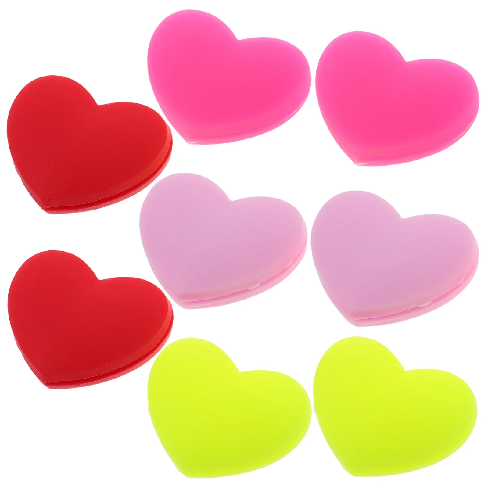 

6pcs Silicone Tennis Racket Dampener Heart Design Shock Absorbing Vibration Reduction Wrist Elbow Protection Compatible All