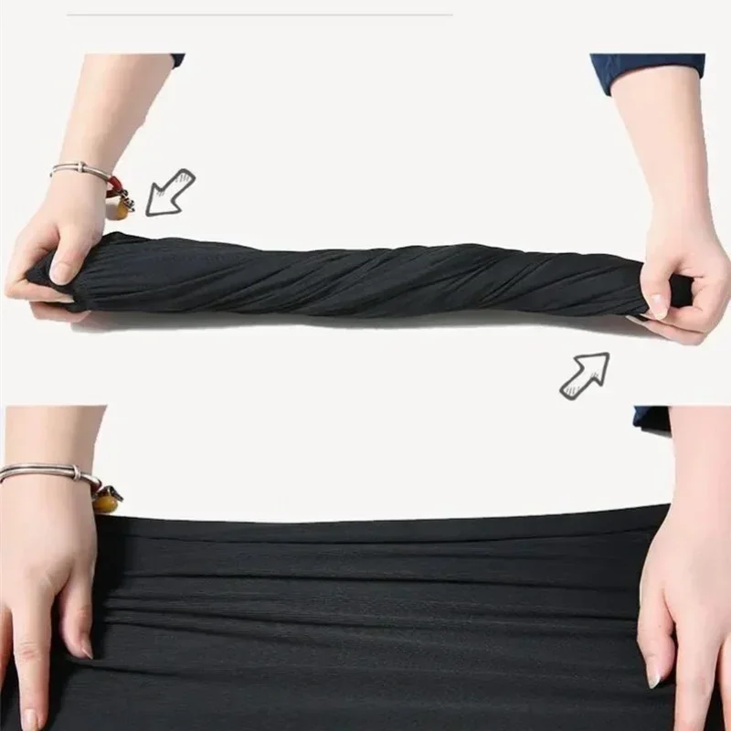 Ice Silk Sweatpants Women Loose Drawstring Feet Summer Thin Casual Trousers Drape Thin Big Yards Nine-minute Trousers Women