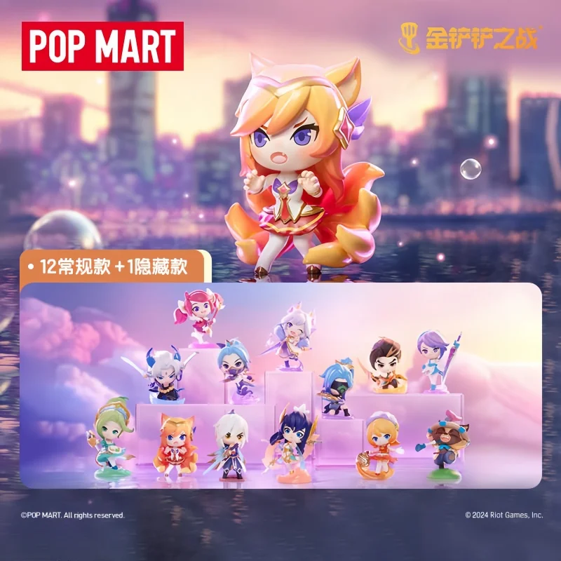 New Tft Mobile Little Hero Series Blind Box Toy Game Character Ahri Akali The Unforgeotten Yone Collection Model Gift