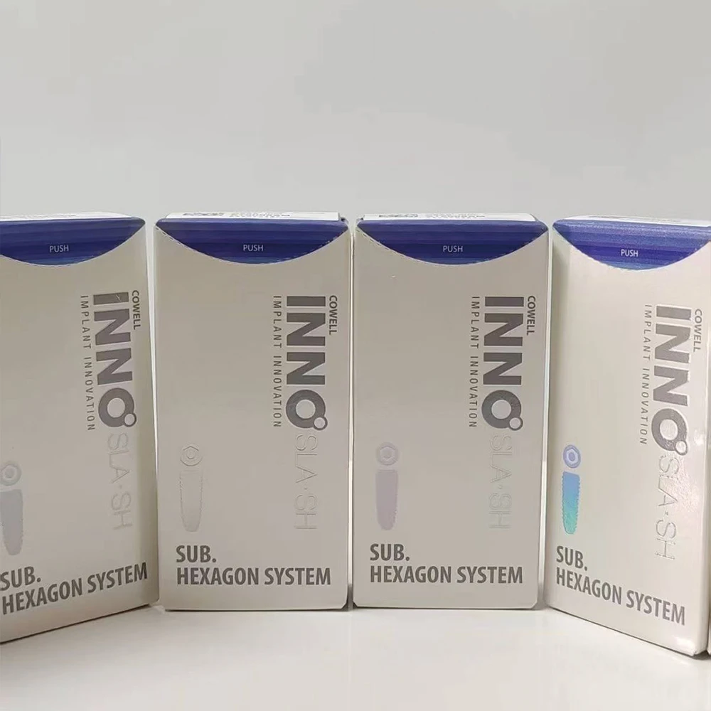 Cowellmedi INNO SLA‑SH Submerged Titanium Implant Fixture, Hydrophilic Active Surface, Internal Hex Morse‑Taper Connection