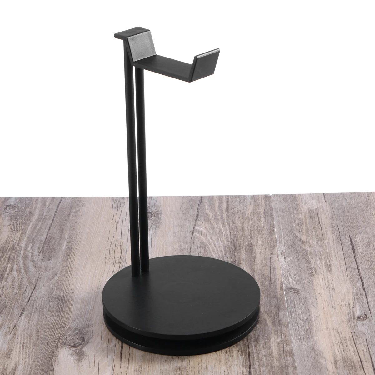 

Aluminum Alloy Headphone Stand Solid Base Space Saving Earphone Rack Anti-Slip Headset Holder For All Sizes Heavy Duty Black