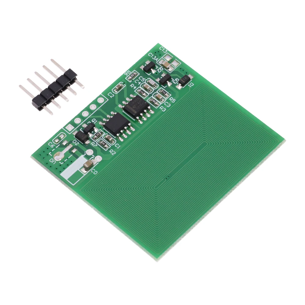 3.3-5V RFID Card Reader Module 125khz Card Reader Built-in Antenna RF Module UART Serial Output Super RDM6300