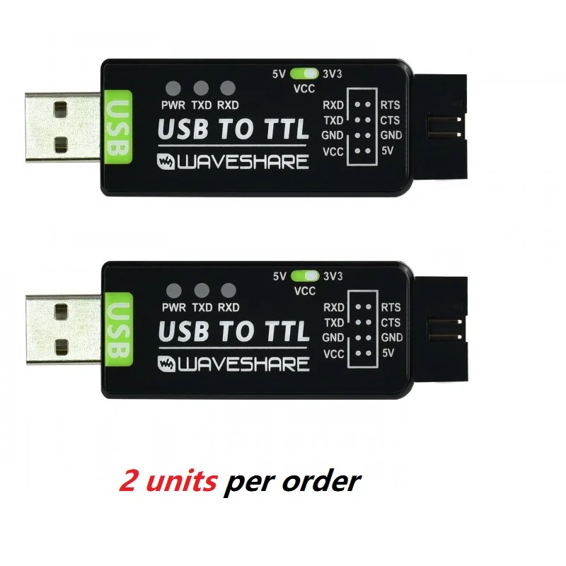

2 units Industrial USB TO TTL Converter module Original FT232RNL Multi Protection & Systems Support