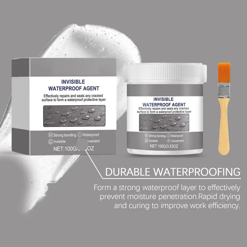 สารเคลือบกันรั่วซึมโปร่งใสสามารถซึมผ่านได้กาวแข็งแกร่งที่มองไม่เห็นสำหรับสระน้ำกลางแจ้งหลังคาห้องน้ำ