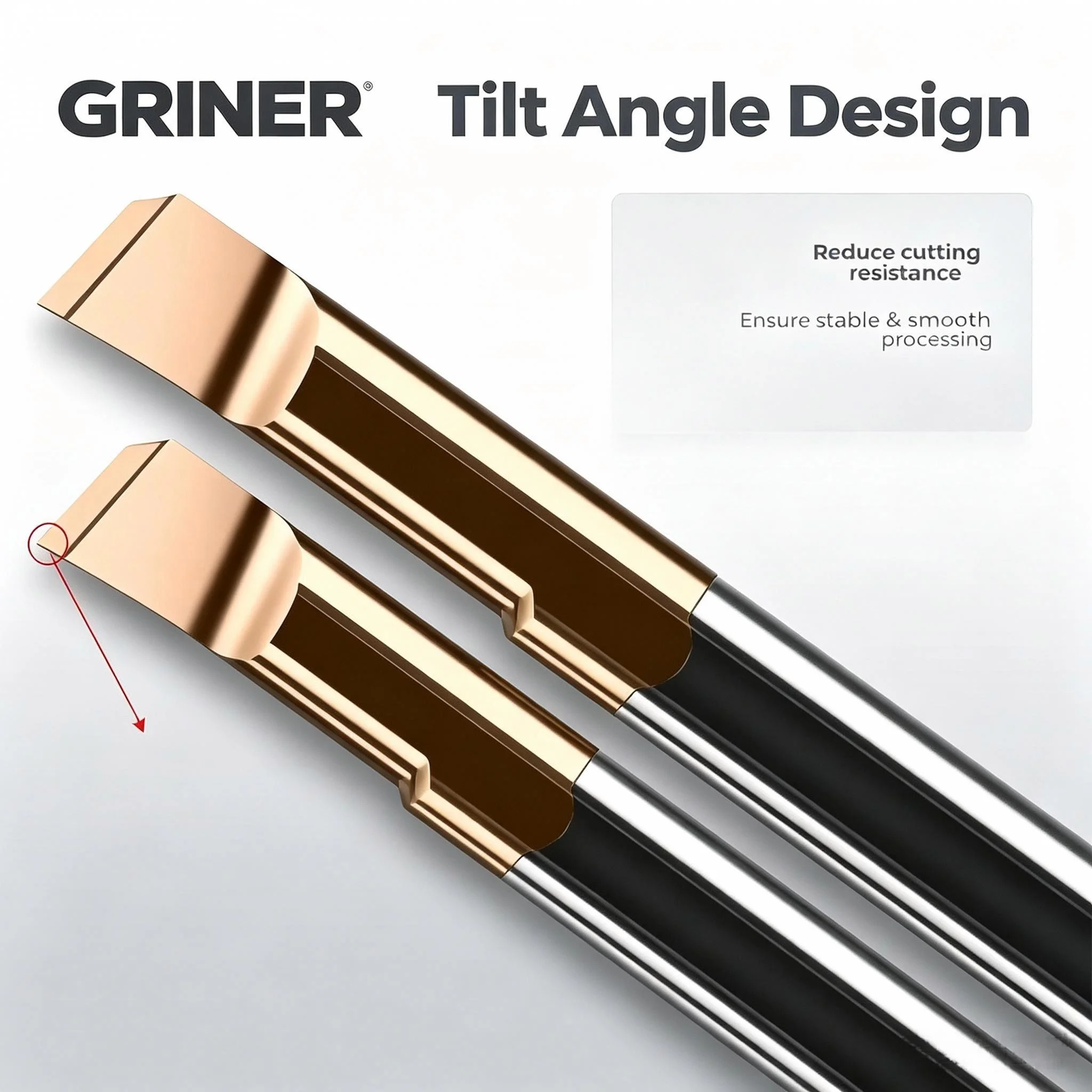 MTR1.0-R0.05-L3-D4 Series Solid Tungsten Carbide Micro Boring Bar Anti-vibration Small Hole Internal Turning Tool R0.1 R0.2 CNC