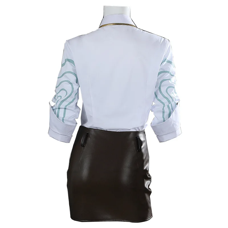Game Chamber Costume Cosplay Camera femminile Gioco di ruolo Uniforme Gilet Camicia Gonna Outfit Set completo Donna Abito da festa di Halloween