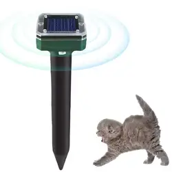 Ultrasonic Cat Repellent Garden Fox Cat Dog Bat Repellent Animals Scarer Wild Cat Solar Electronic Repeller Outside