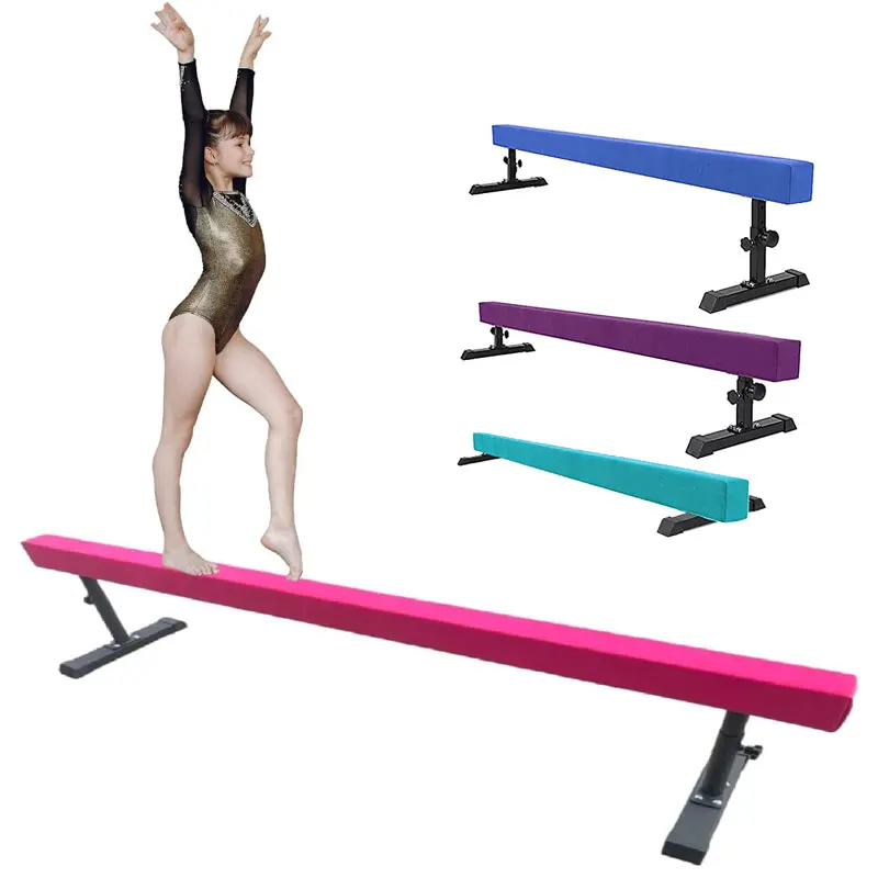 

Adjustable Home Use Balance Beam Kids Gym Training Equipments Gymnastics Low Balance Beam for Gym 2.4m