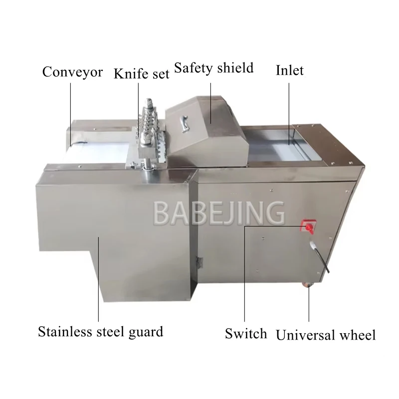 2025 Commercial Electric Bone Sawing Machine - Large Vertical Fully Automatic for Cow Bone And Rib Cutting Processing
