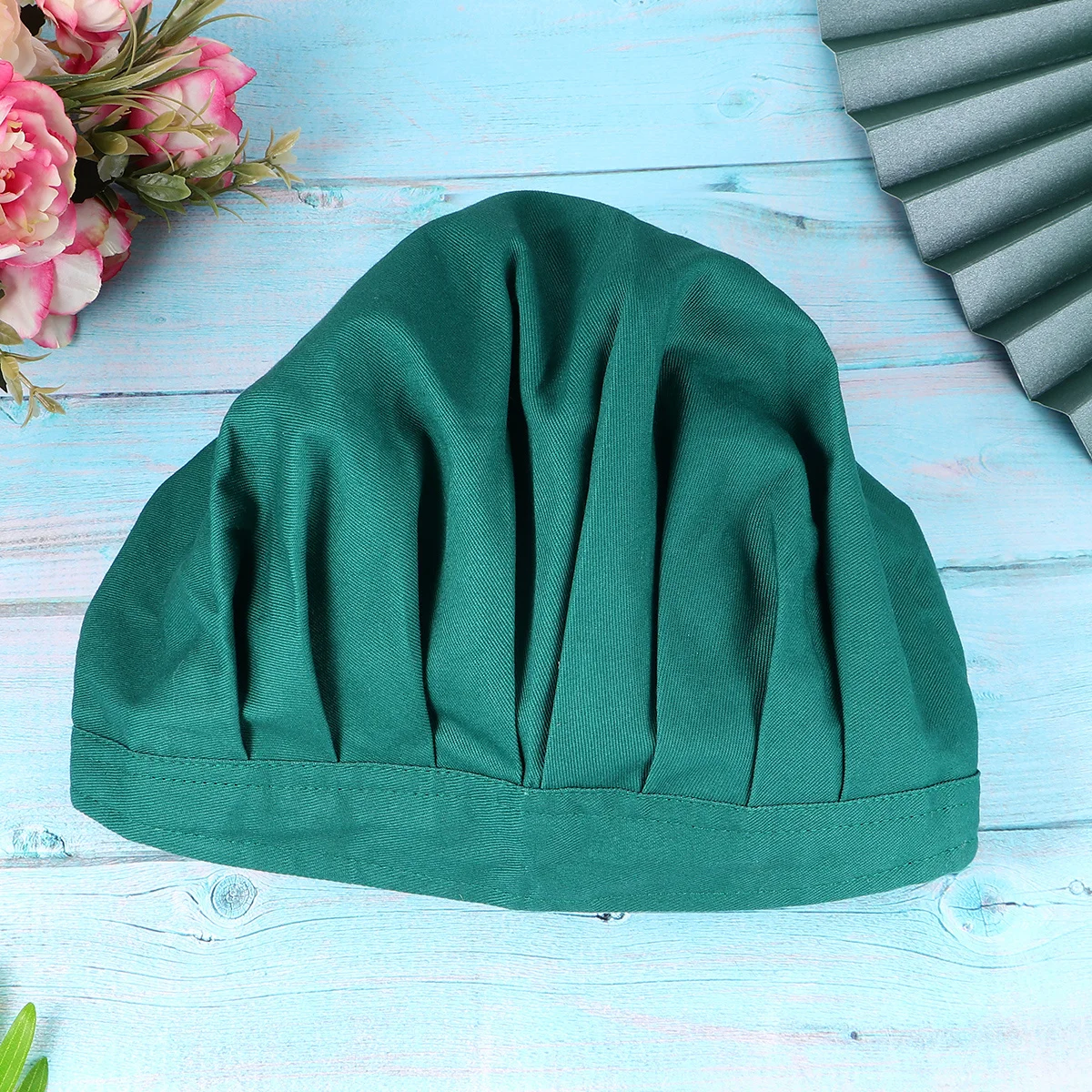 Solid Nurse Working Dentist Cap Breathable Sweat Absorbing Kitchen Hospital Hair Cap Nurse Hat
