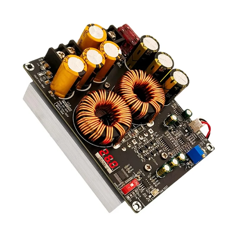 ABAC-1200W 50A DC-DC Boost Converter Step Up Power Supply Module 10-30V To Vin-50V Adjustable Voltage Charger Module