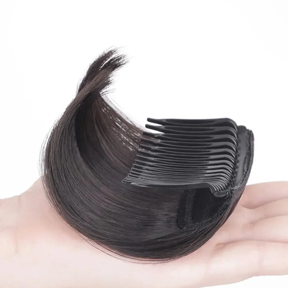 Almohadilla invisible sin costuras para el cabello de mujer, clip con peine para volumen en la raíz, accesorio de peinado para uso diario y citas