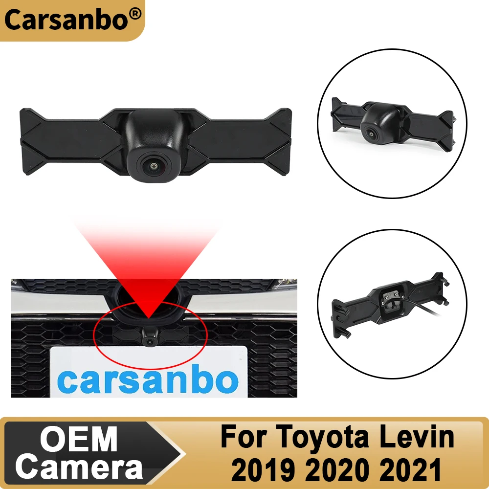 

Carsanbo Car Front Camera For Toyota Levin 2019 Front View OEM Camera HD 150° Fisheye Night Vision Camera