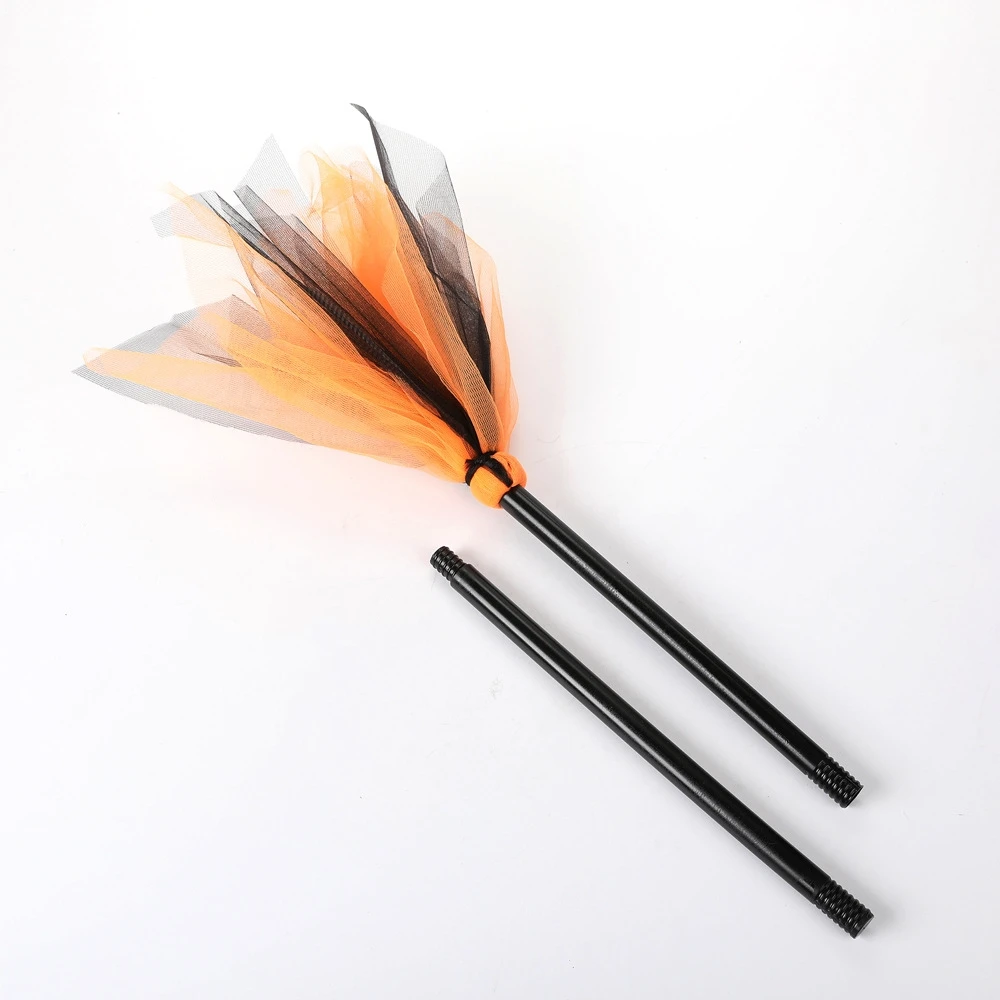 Kids Heksenkostuum Bezem Gesegmenteerde Halloween Cosplay Bezem Party Heksenbezem Polyester Voor Maskerade Cosplay Woondecoratie