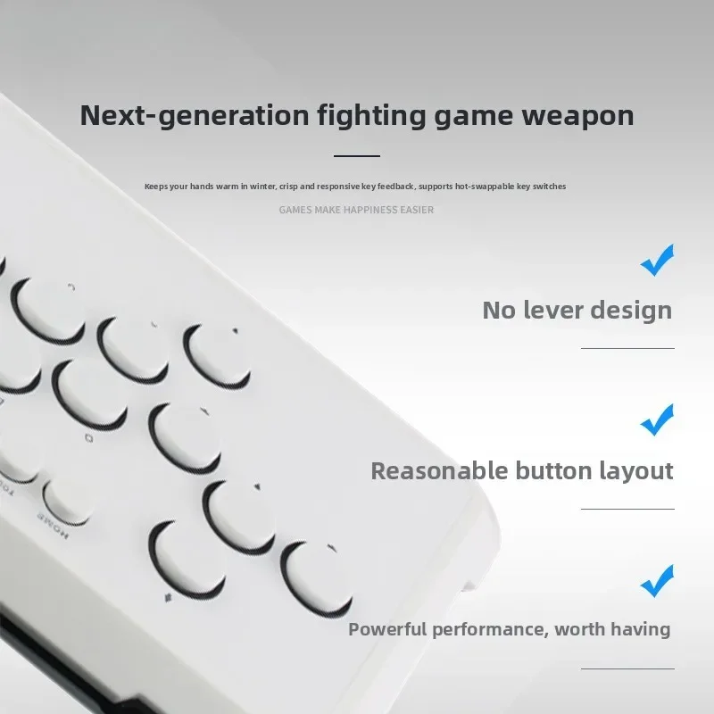 Multi-mode Portable RGB Gaming Keyboard, Multi-platform Hot Swappable Keys Mechanical Keyboard for Street Fighter 6 Gaming