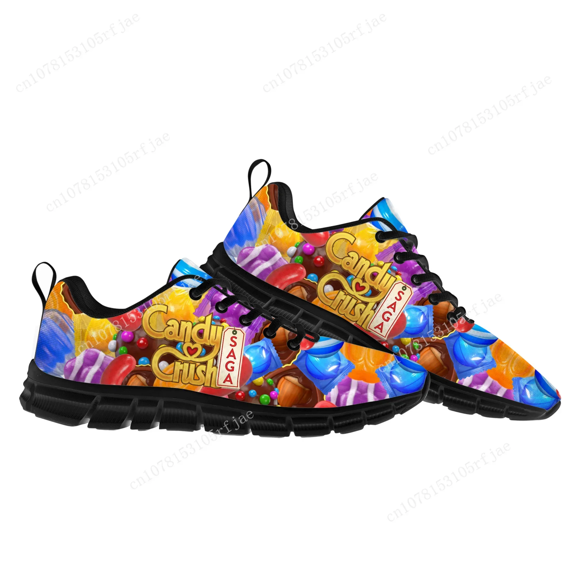 

Candy Crush Saga Sports Shoes Cartoon Game Men Women Teenager Children Sneakers Fashion High Quality Sneaker Custom Built Shoes