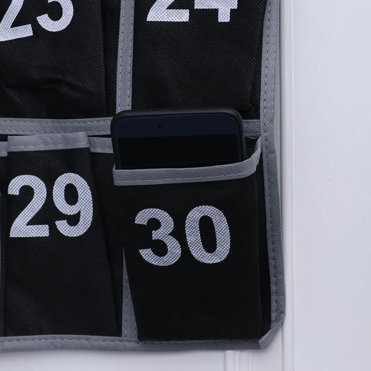 30 جيوب حقيبة الهاتف المحمول الحقيبة لأكياس الفصول الدراسية شنقا المنظم مع #4