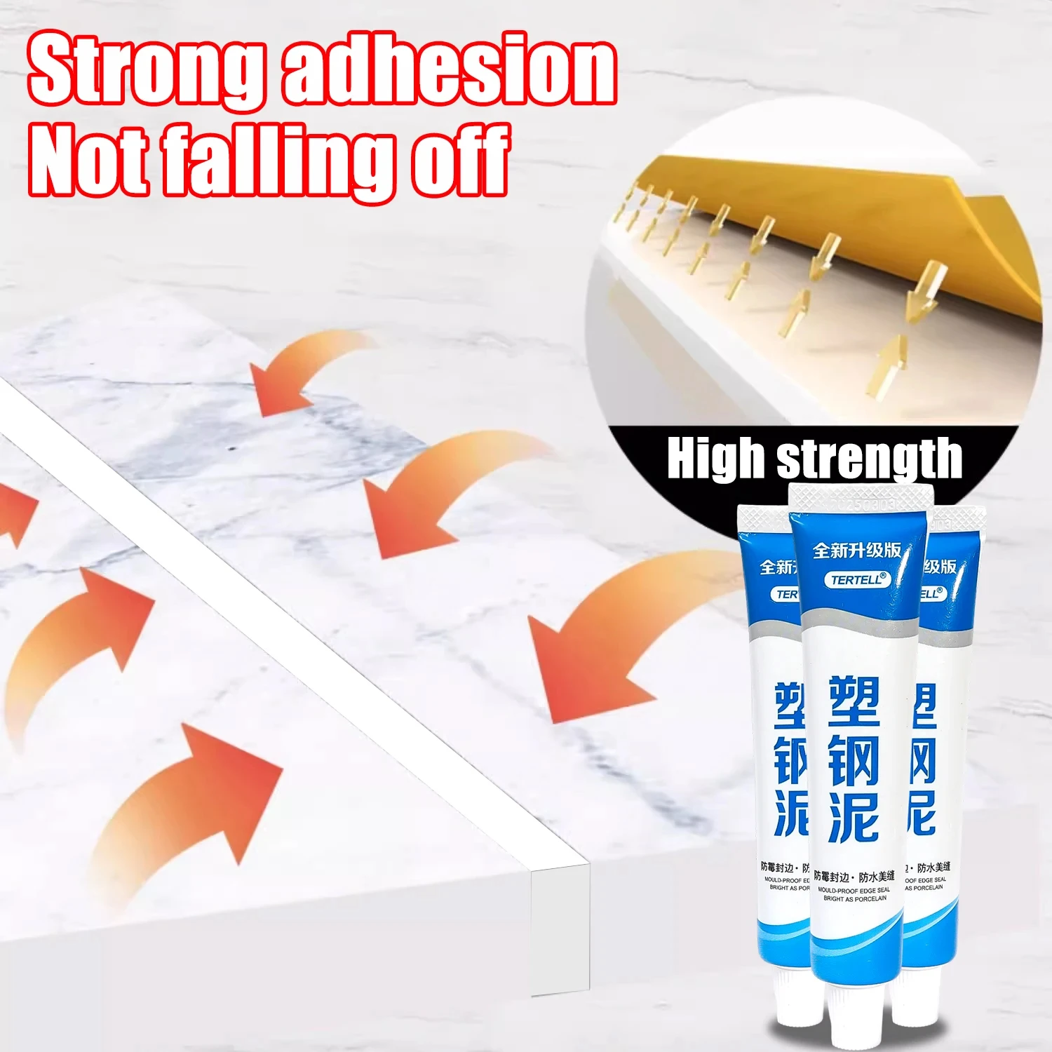 60 ml Mehrzweck-Silikon-Dichtstoff, wasserdicht, Dichtungsmasse, schimmelfest, schnell trocknend, Keramikkleber, Glaskleber, Badezimmer, Küche