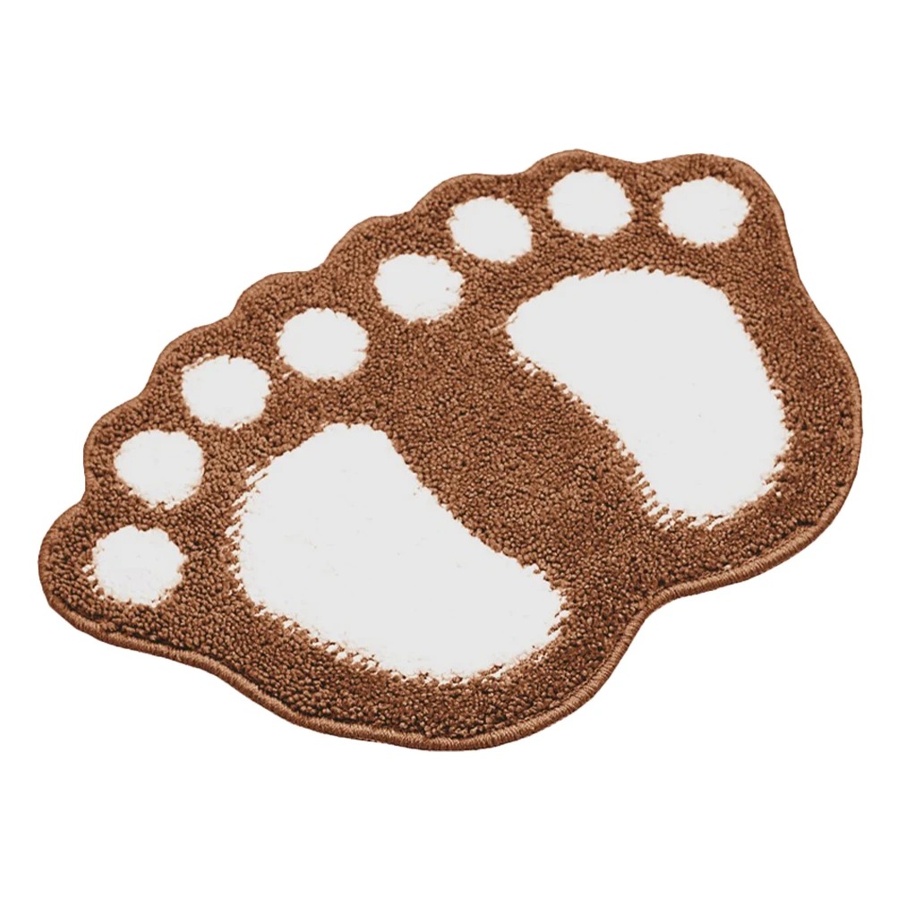 

Non Slip Floor Mat Bath Rug Water Absorbent Shower Bathroom Mats Washable Brown Soft Comfortable Secure Non Skid Great