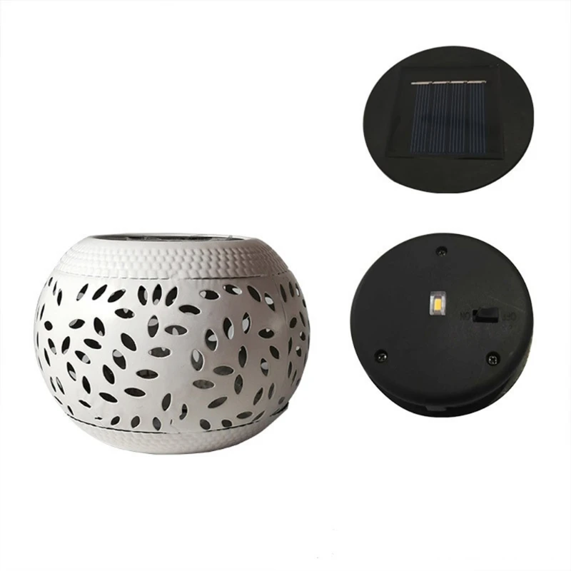 

Solar Lights Lantern, Vintage Metal Solar Lantern LED Garden Lights Lamp for Outdoor Farmhouse, Porch, Patio Decoration