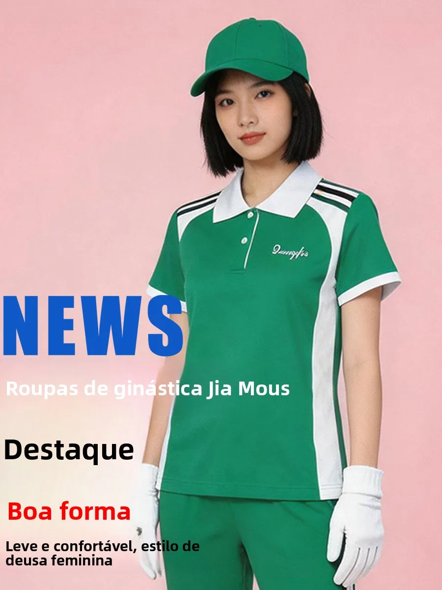 new-fitness-operation-summer-thin-sportswear-turquoise-crow-teacher-recommended-performance-top-women's-short-sleeve-polyester