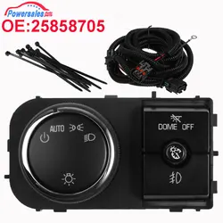New High Quality Headlamp & Dome Light Dimmer Switch For 07-13 GMC Sierra Yukon 25858705