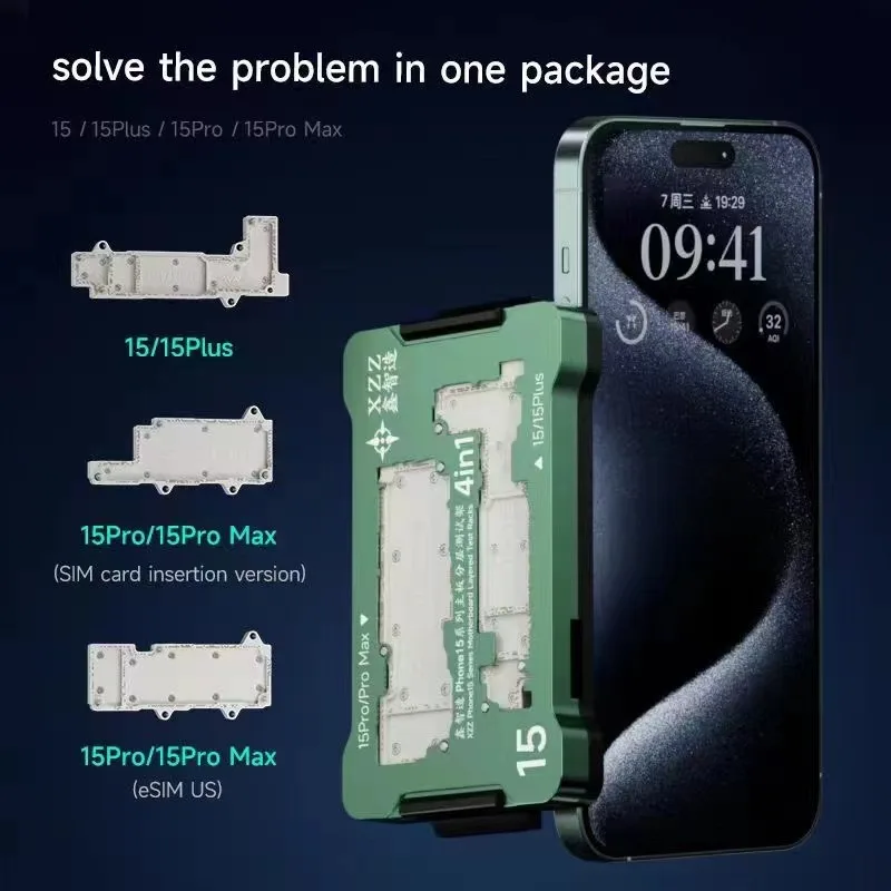 Imagem -02 - Xzz-isocket Tester Fixture para Iphone 15 Series Main Board Repair Mobile Phone Motherboard Layered Testing Fixture Tool