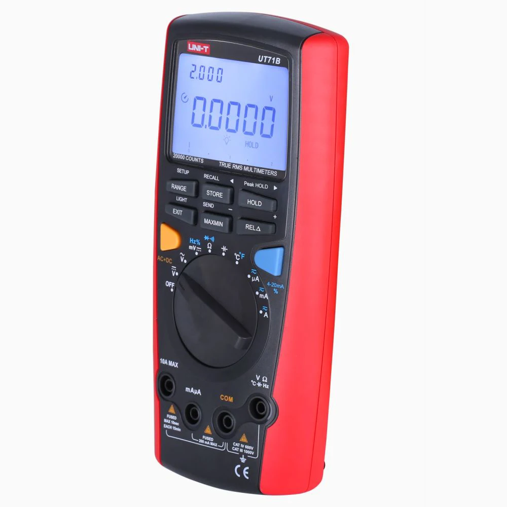 UNI T UT71B professional digital multimeter alicate amperimetro ac / dc ampere capacitance meter auto range digital multimeter