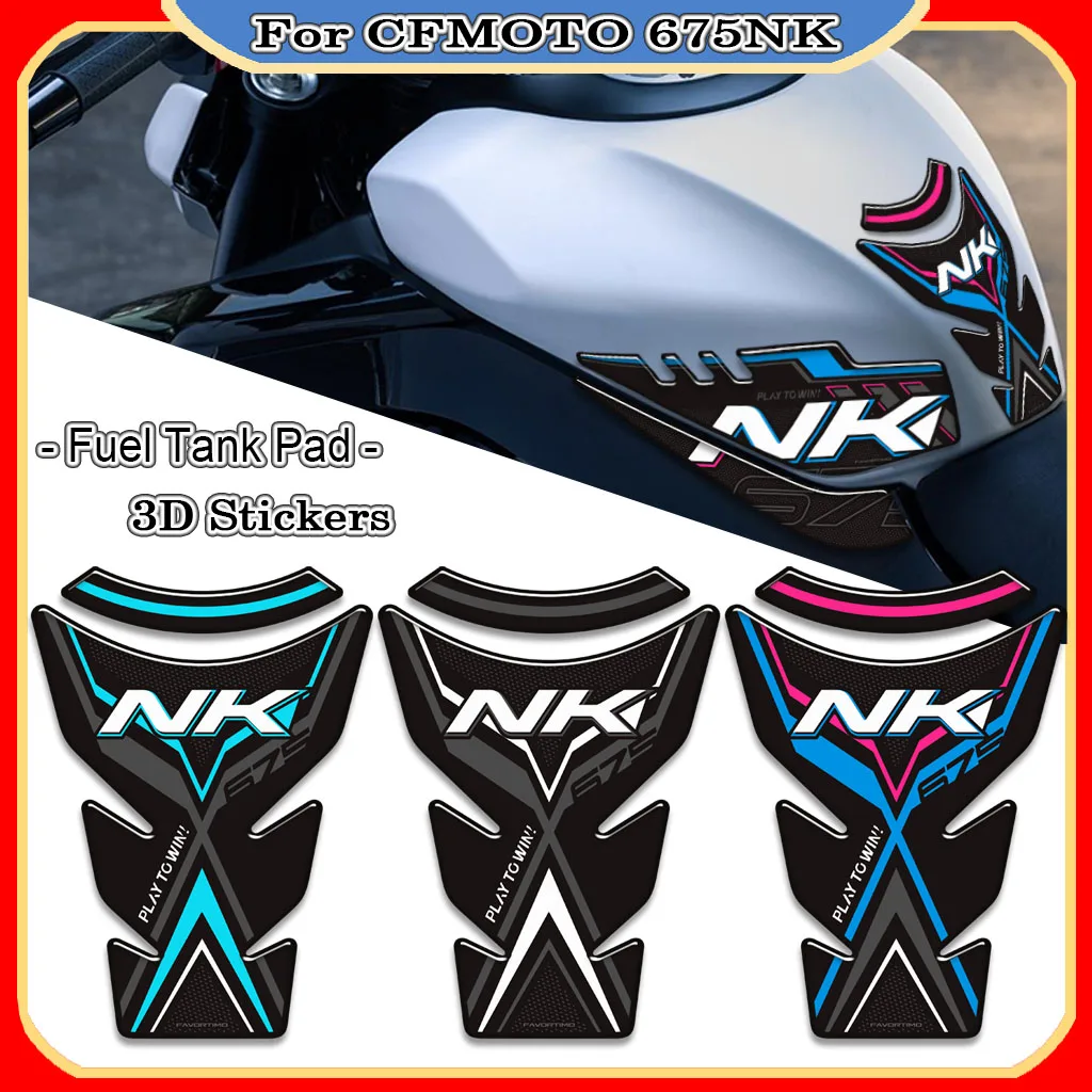 

For CFMOTO 675NK 675 NK Motorcycle Tank Pad Side Grips Gas Fuel Oil Knee Protector Stickers Decals 2024 2025