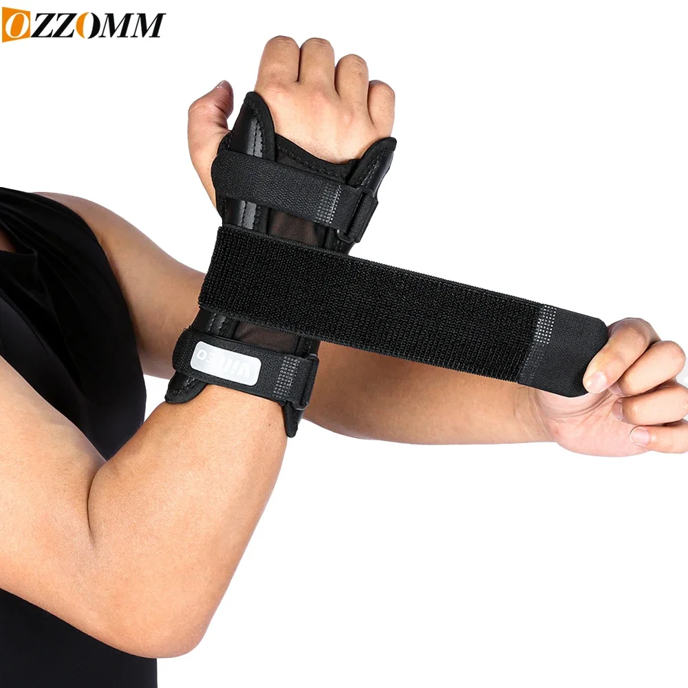 

1Piece Carpal Tunnel Wrist Brace Support with 3 Straps and Metal Splint Stabilizer - Helps Relieve Arthritis Carpal Tunnel Pain