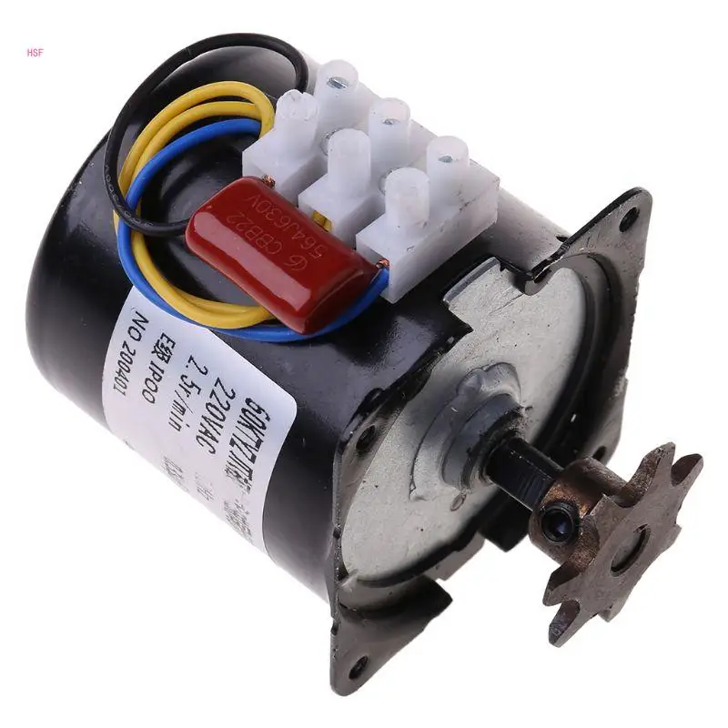 220V Chicken Egg Turner Incubator Motor with Connector