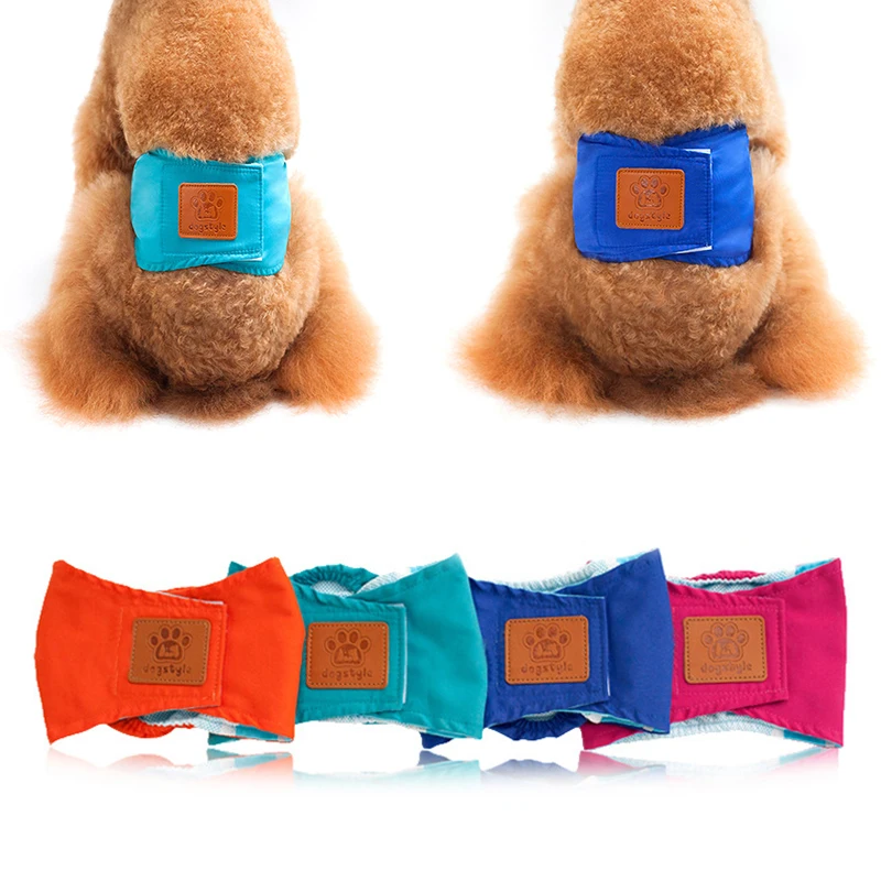 Dog Underwear Puppy Short Dog Diapers Lovely Dogs Belly Band Nappy Clothes Pet Dog Panties Dog Physical Pant Safety Breathable