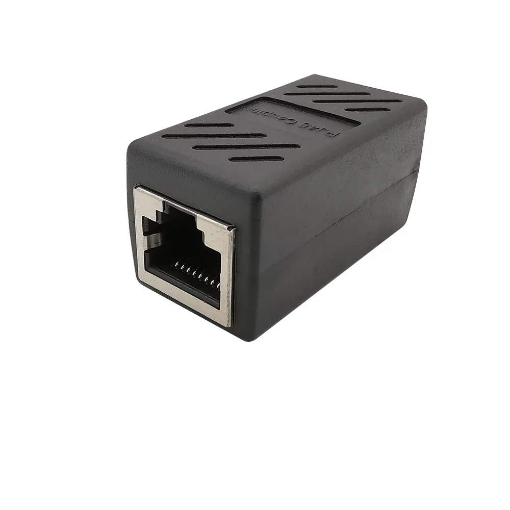 1Pcs RJ45 Network Coupler Ethernet Cable Extender LAN Connector RJ45 Female to Female Socket 8P8C Cable Interface Modular Adapte