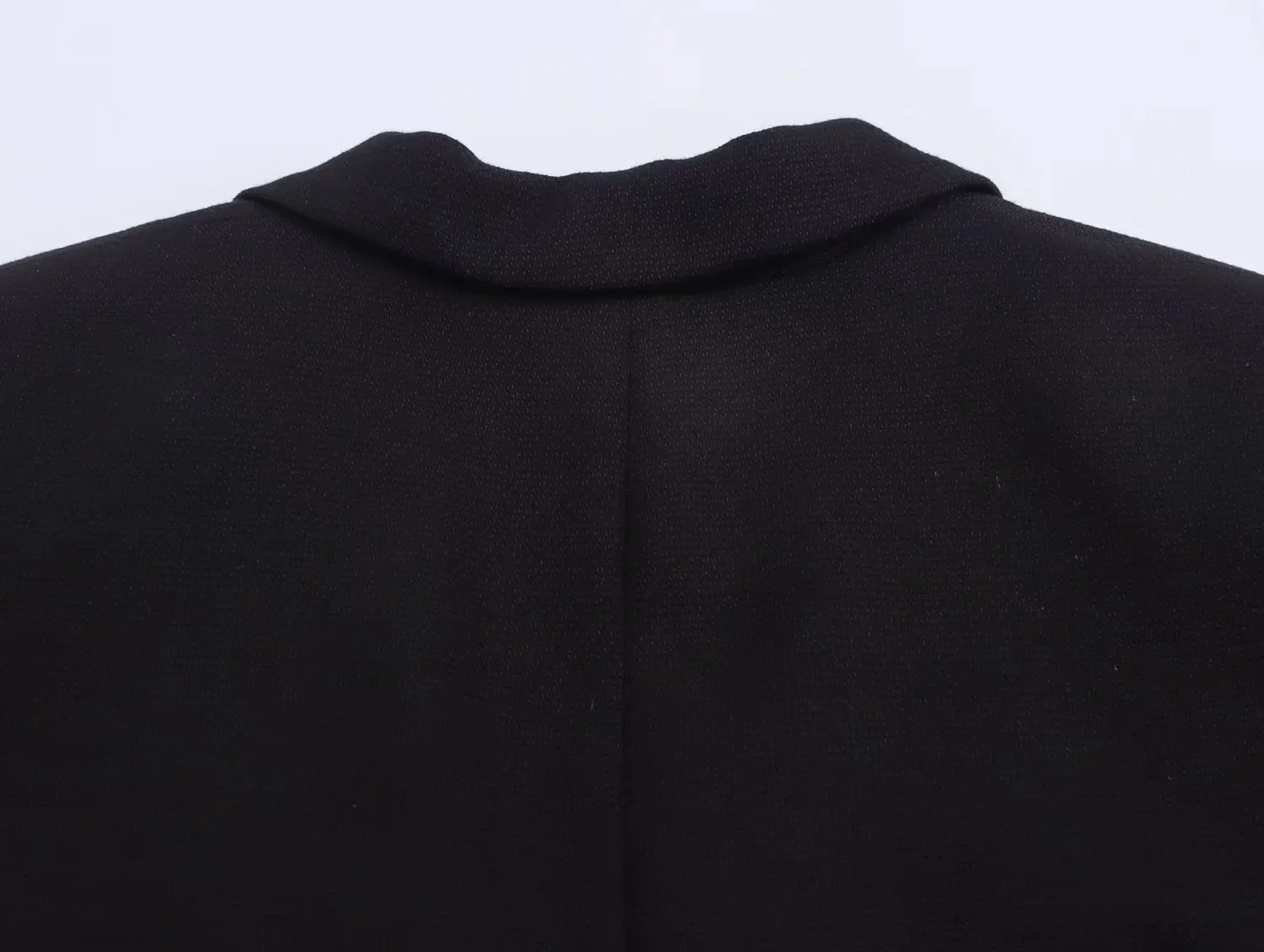 KONDALA Schwarzer Damen-Blazer mit einem Knopf und plissierten Ärmeln, Blazer, Neu, 2025, Herbst-Winter-Mode, Pendeln, Interview, lässiger Blazer