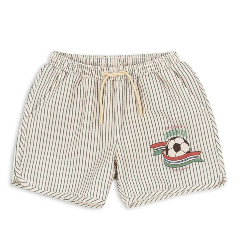 Summer  Kids Swimsuits  Duck Swimwear Shorts Set  Boys Board Shorts  Football Beach Pant  Casual Quick Dry Children Swim Trunks