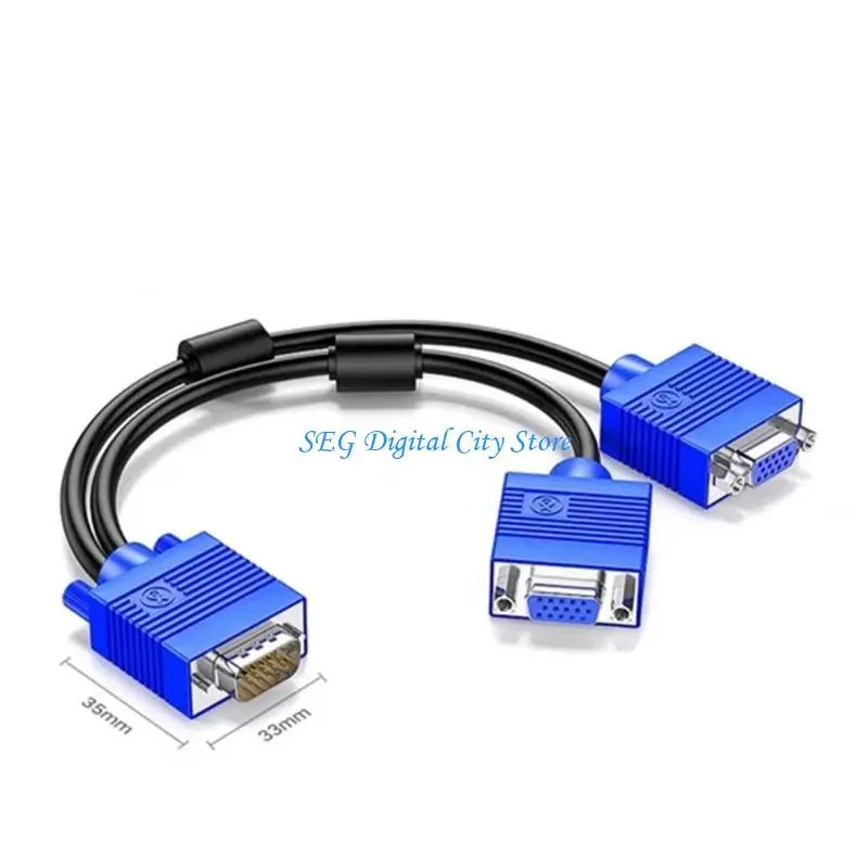 Adaptador divisor VGA confiable U75B para múltiples pantallas distribución vídeo sin problemas 20 180