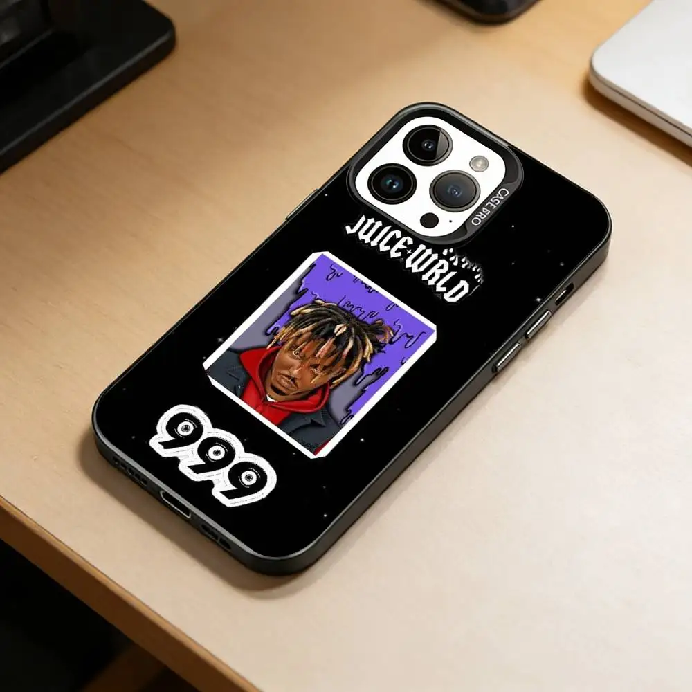 Emo Rap Juice WRLD 999  Phone Case For iPhone 17,16,15,14,13,12,11 Plus,Pro Max,XS,Colorful Silver Black Cover - view 4