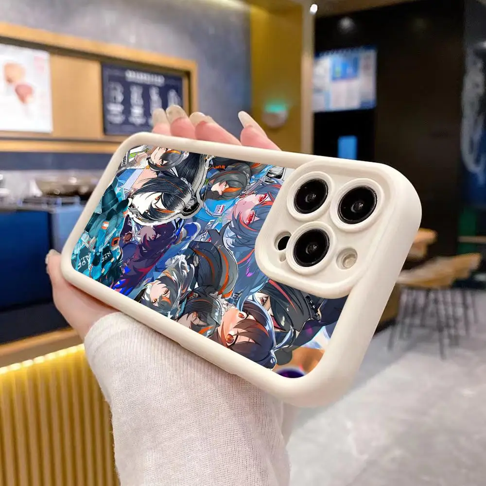 

Zenless Zone Zero ZhuYuan Phone Case for iPhone 17 16 15 14 13 12 11 Air Pro Max Plus Thicken TPU Colorful Cover Cover Pretty